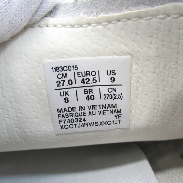 実際に弊社で買取させて頂いた【未使用】Onitsuka Tiger/オニツカタイガー MEXICO 66/メキシコ 66 SD ローカット スニーカー 1183C015/27の画像 5枚目