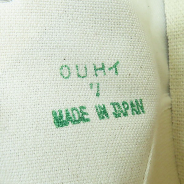 実際に弊社で買取させて頂いたCONVERSE/コンバース 日本製 CANVAS AS J HI キャンバス スニーカー/7の画像 5枚目