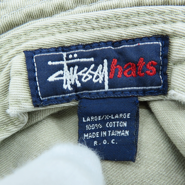 実際に弊社で買取させて頂いたSTUSSY/ステューシー バケットハット ヴィンテージ  L/XLの画像 5枚目