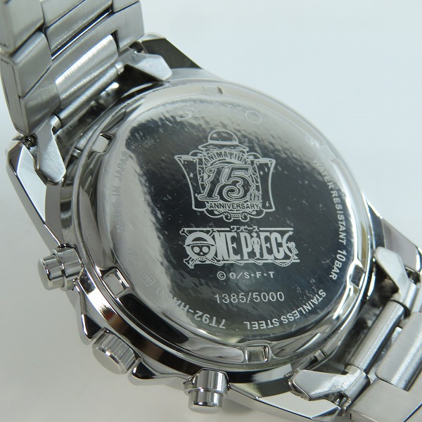 実際に弊社で買取させて頂いたSEIKO/セイコー ONE PIECE/ワンピース クォーツ 15周年記念コラボ 7T92-HASO 5000本限定【動作未確認】の画像 4枚目