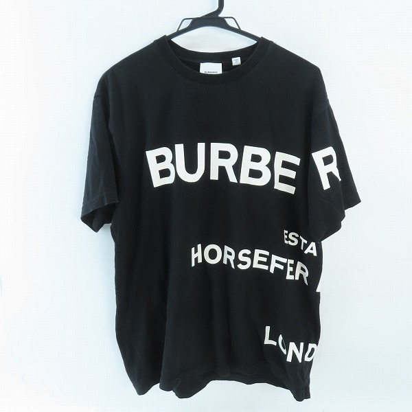 実際に弊社で買取させて頂いた【JPタグ】BURBERRY/バーバリー ホースフェリープリント オーバーサイズ Tシャツ　8040694/XS