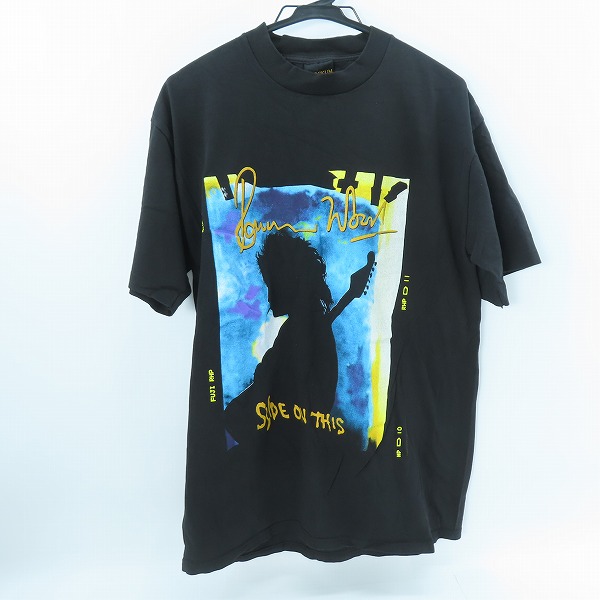 実際に弊社で買取させて頂いたRONNIE WOOD/ロニーウッド ヴィンテージ 92年 SLIDE ON THIS TOUR バンドTシャツ /L