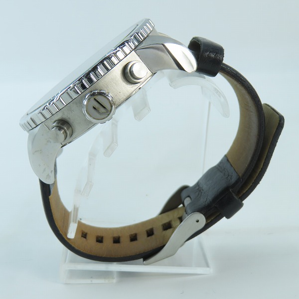 実際に弊社で買取させて頂いたDIESEL/ディーゼル クオーツ 黒文字盤 クロノグラフ 腕時計 DZ-4208【動作未確認】の画像 1枚目