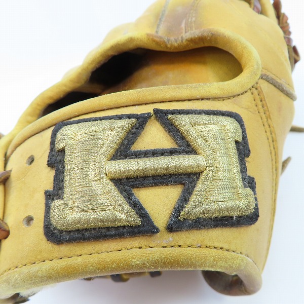 実際に弊社で買取させて頂いたHi-Gold/ハイゴールド Special Order 硬式 右投げ 内野手用 グローブ SKG-215の画像 6枚目