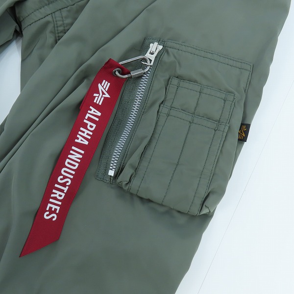 実際に弊社で買取させて頂いたALPHA INDUSTRIES/アルファ インダストリーズ フライトジャケット/TA1616-8059/2Lの画像 5枚目