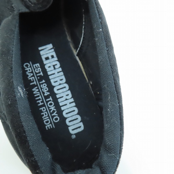 実際に弊社で買取させて頂いたNEIGHBORHOOD/ネイバーフッド 20SS NHロゴ 刺繍 スリッポン /27の画像 4枚目