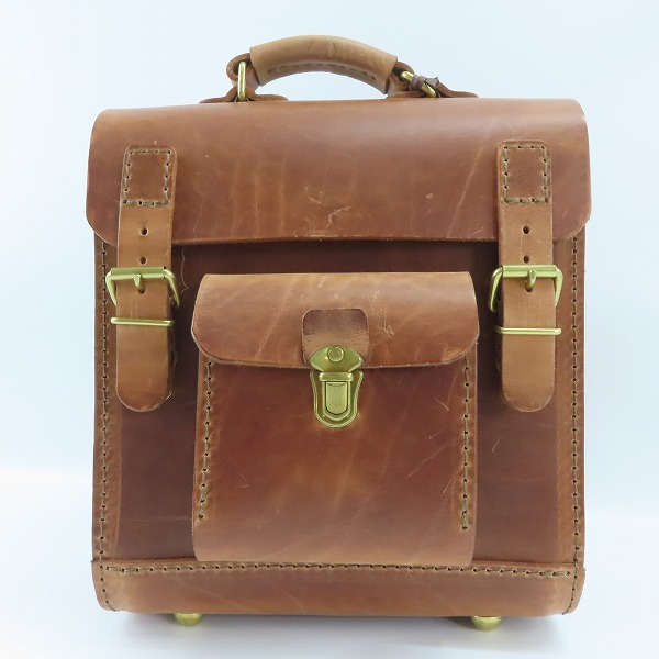 実際に弊社で買取させて頂いた HERZ/ヘルツ パルガミニリュック レザー ブラウン系