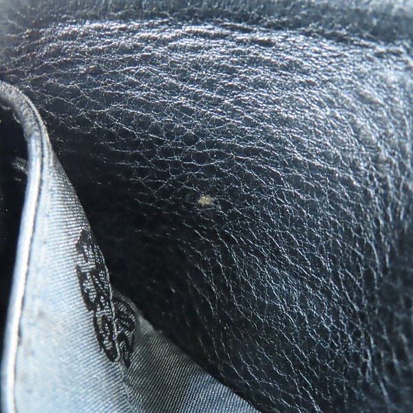 実際に弊社で買取させて頂いたCHROME HEARTS/クロムハーツ 3 SIDE ZIP/ピラミッドスタッズサイドジップウォレットw/ベビーファット/ペーパーチェーンの画像 8枚目