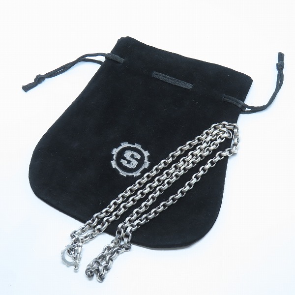 実際に弊社で買取させて頂いたSTARLINGEAR/スターリンギア スモールプレーンリンクチェーンネックレスの画像 5枚目