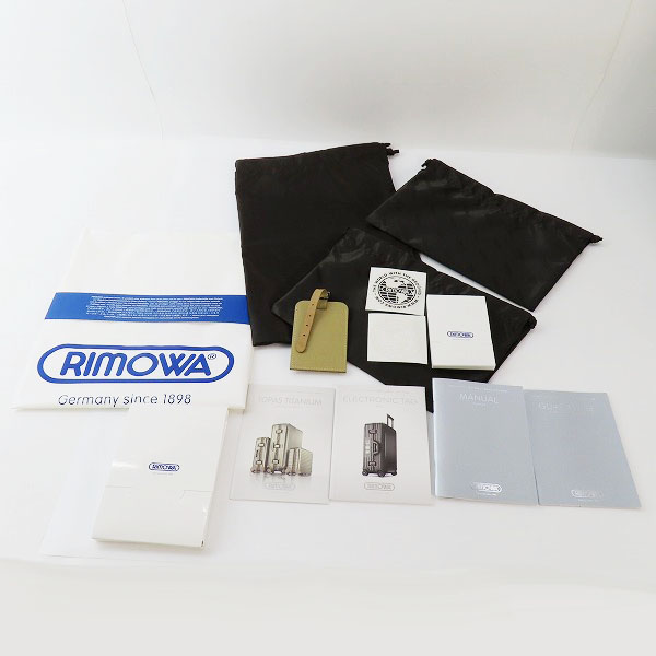 実際に弊社で買取させて頂いたRIMOWA/リモワ TOPAS SPORTS e-tag 電子タグ トパーズ 4輪 89L スーツケース 923.75の画像 8枚目