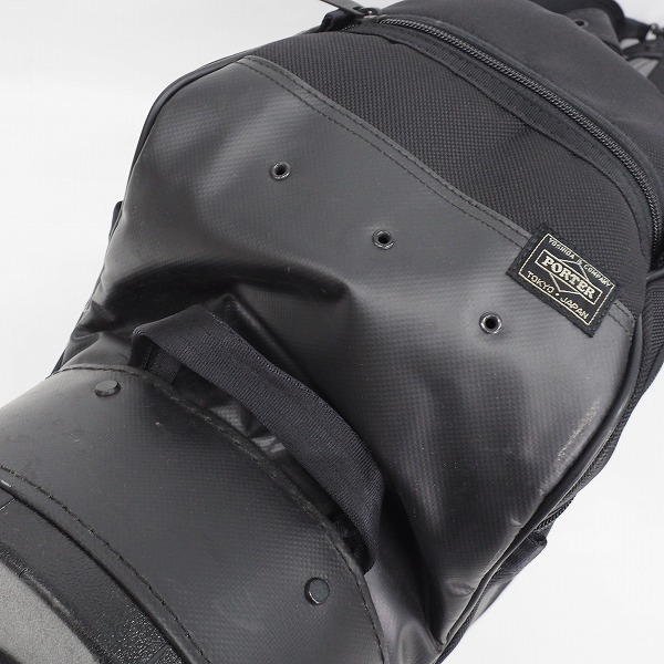 実際に弊社で買取させて頂いたPORTER/ポーター ゴルフ 6分割キャディバッグ ブラックの画像 6枚目