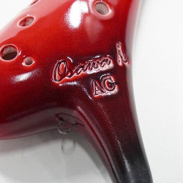実際に弊社で買取させて頂いたOsawa Ocarina/オオサワ オカリナ iシリーズ AC-Si オカリナ オカリーナ ケース付きの画像 3枚目