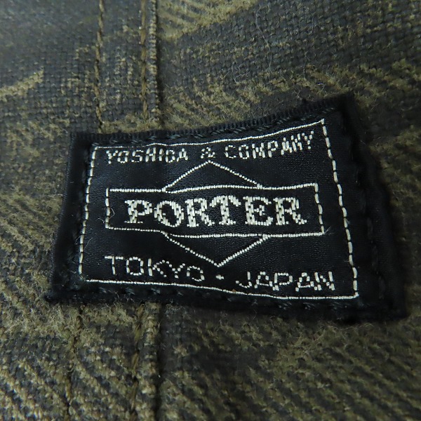 実際に弊社で買取させて頂いたPORTER/ポーター 70th Anniversary GREEN EYE グリーンアイ トートバッグの画像 4枚目