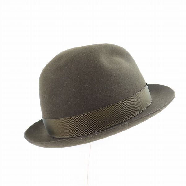 実際に弊社で買取させて頂いたBORSALINO/ボルサリーノ イタリア製 中折れハット 15122/58の画像 4枚目