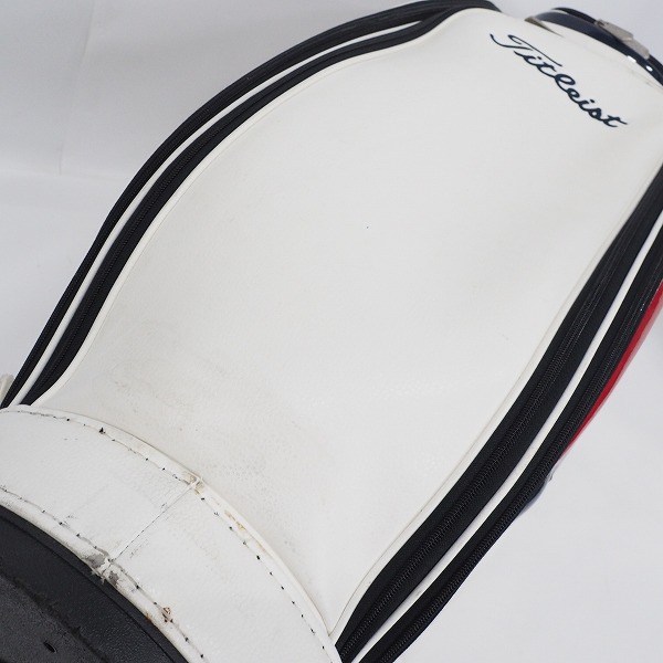 実際に弊社で買取させて頂いたTitleist/タイトリスト CB631 アメリカンカジュアル 9.0型 5分割キャディバッグ トリコロールの画像 6枚目