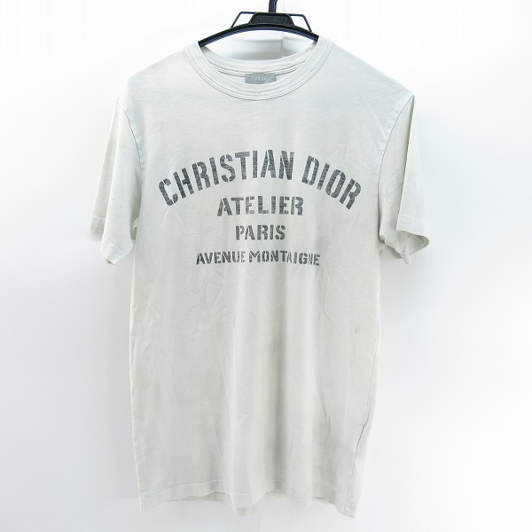 実際に弊社で買取させて頂いた【JPタグ】DIOR/ディオール 21SS ATELIER ロゴプリント 半袖 Tシャツ 043J615A0589/XXS