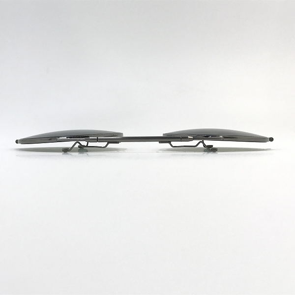 実際に弊社で買取させて頂いた白山眼鏡店/ハクサンガンキョウテン クリップオン サングラス レンズ/フレームシルバーカラーの画像 3枚目