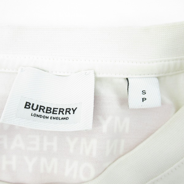 実際に弊社で買取させて頂いた【JPタグ】BURBERRY/バーバリー 21SS ホースフェリープリント クルーネックTシャツ 8017103/Sの画像 2枚目