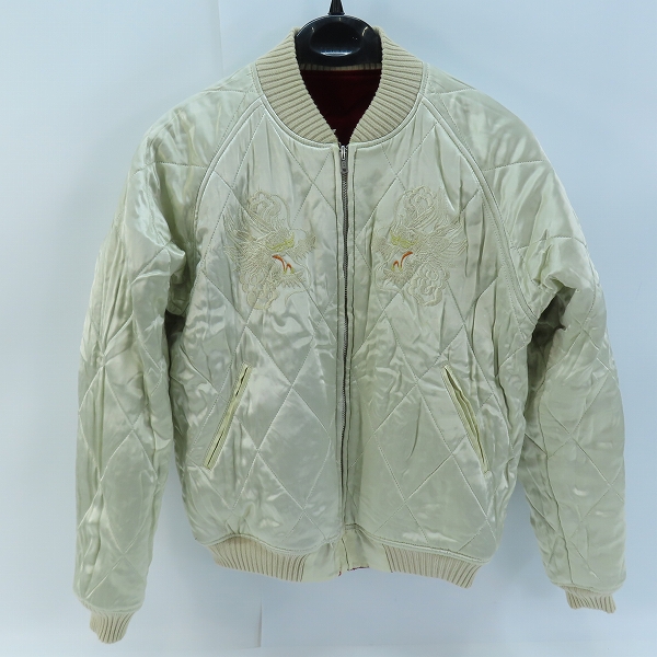 実際に弊社で買取させて頂いたTHE FLAT HEAD/フラットヘッド リバーシブル スカジャン スーベニアジャケット/Lの画像 2枚目