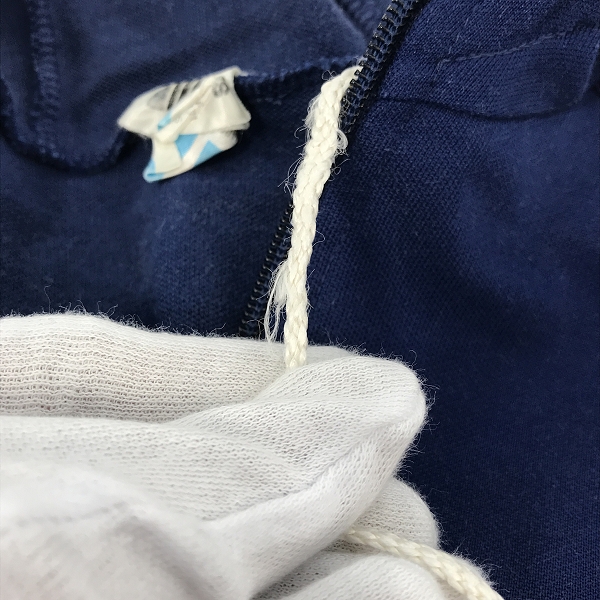 実際に弊社で買取させて頂いたadidas/アディダス ヴィンテージ  80s～90s頃 万国旗タグ ジップアップ パーカーXSの画像 5枚目