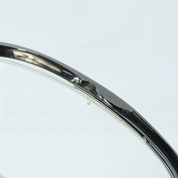 実際に弊社で買取させて頂いた999.9/フォーナインズ ハーフリム アイウエア/メガネフレーム S-315Tの画像 7枚目