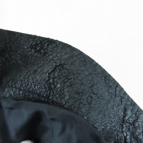 実際に弊社で買取させて頂いたRICK OWENS/リックオウエンス ラムレザージャケット RU5768/46の画像 7枚目