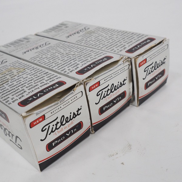 実際に弊社で買取させて頂いた【未使用/オウンネーム】Titleist/タイトリスト PRO V1x ゴルフボール ホワイト 3スリーブ の画像 3枚目