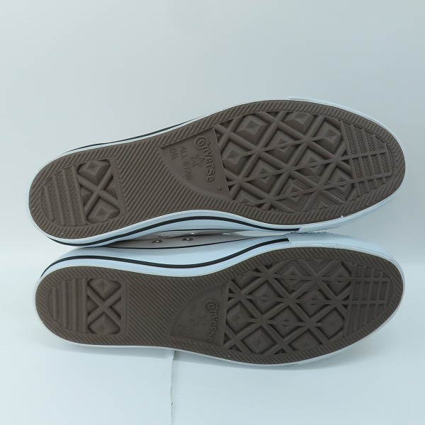 実際に弊社で買取させて頂いた【未使用】CONVERSE/コンバース LEA ALL STAR HI レザー オールスター ハイ 1B907/28の画像 2枚目