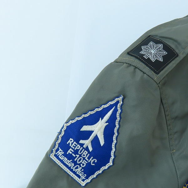 実際に弊社で買取させて頂いたBUZZ RICKSON'S/バズリクソンズ L-2B ワッペン フライトジャケット BR11508/Lの画像 3枚目