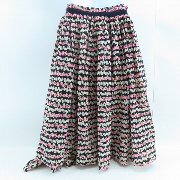 実際に弊社で買取させて頂いたJUNYA WATANABE COMME des GARCONS/ジュンヤワタナベ コムデギャルソン 花柄 スカート JO-S067/AD2004/Mの画像 1枚目