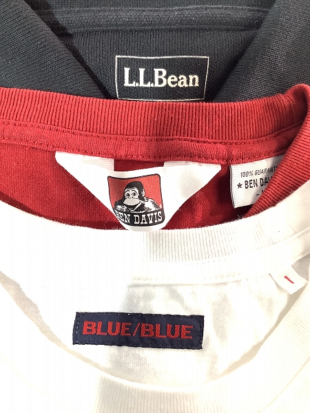 実際に弊社で買取させて頂いた【おまとめ】ブルーブルー/ベンデイビス/エルエルビーン 他 Tシャツ/ポロシャツ/デニムパンツ 等の画像 1枚目