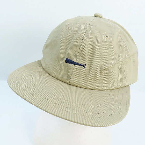 実際に弊社で買取させて頂いたDESCENDANT/ディセンダント 20AW CACHALOT MIAMI CAP BEIGE/F クジラロゴ刺繍キャップ/F