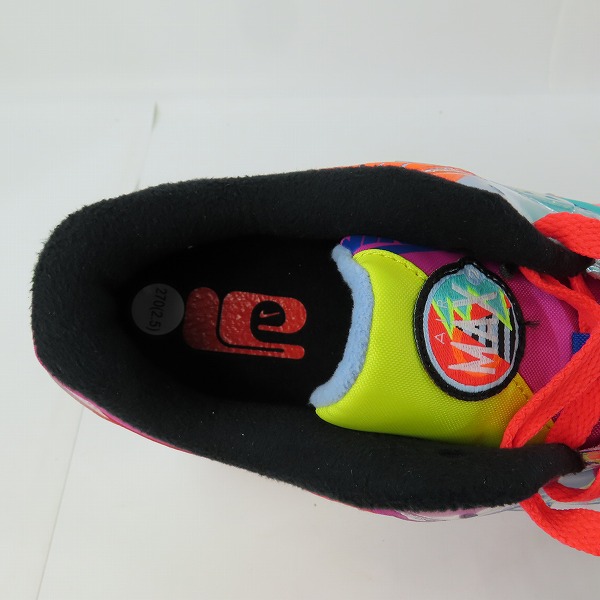 実際に弊社で買取させて頂いたNIKE/ナイキ×ATMOS/アトモス AIR MAX2 LIGHT QS/エアマックス2 ライト クイックストライク BV7406-001/27の画像 4枚目