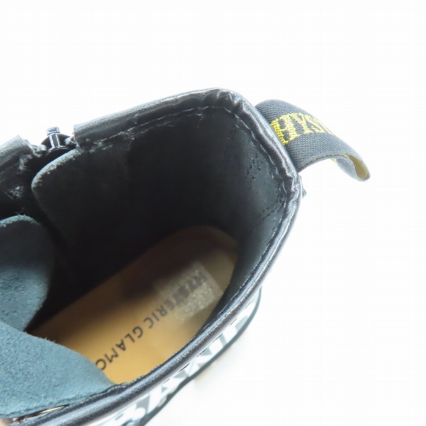 実際に弊社で買取させて頂いたHYSTERIC GLAMOUR/ヒステリックグラマー 8ホール サイドジップ レザーブーツ/27の画像 4枚目