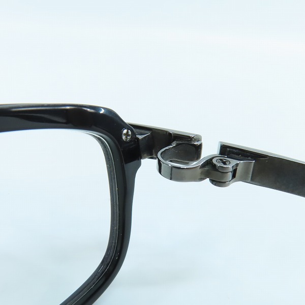実際に弊社で買取させて頂いた999.9/フォーナインズ 眼鏡/メガネフレーム TITANIUM 度入り アイウェア M-23 Col.9012の画像 4枚目