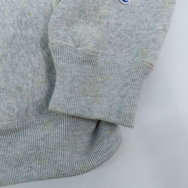 実際に弊社で買取させて頂いたChampion×BEAMS/チャンピオン ビームス 別注 REVERSE WEAVE スナップジャケット グレー C8-J026/Lの画像 7枚目