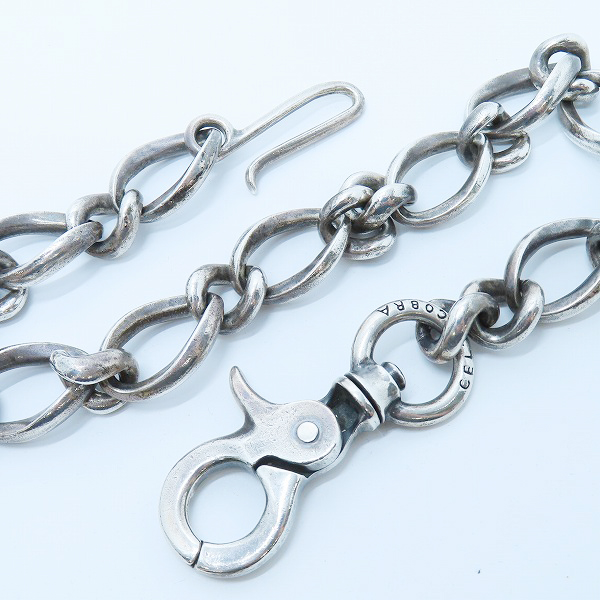 実際に弊社で買取させて頂いたCELT&COBRA/ケルトアンドコブラ Argent Gleam/アージェントグリｰム製 ウォレットチェーン 1クリップ