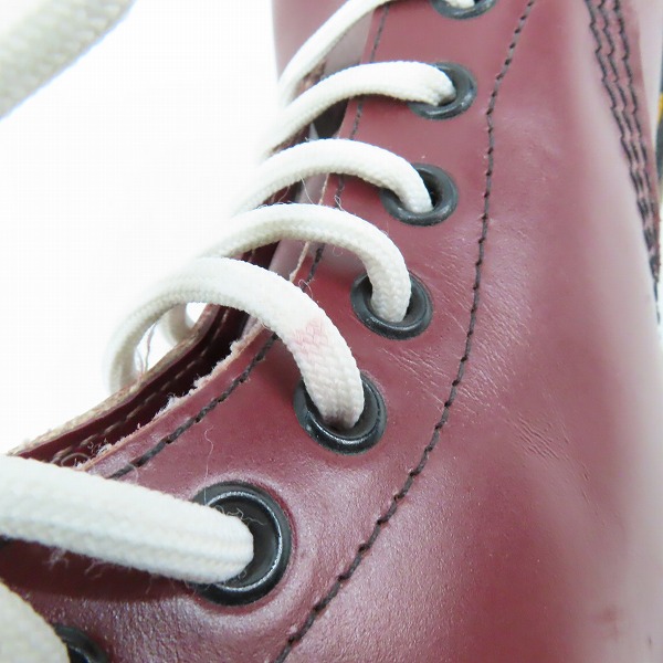 実際に弊社で買取させて頂いたDr.Martens/ドクターマーチン イングランド製/英国製 10ホールブーツ チェリーレッドの画像 7枚目