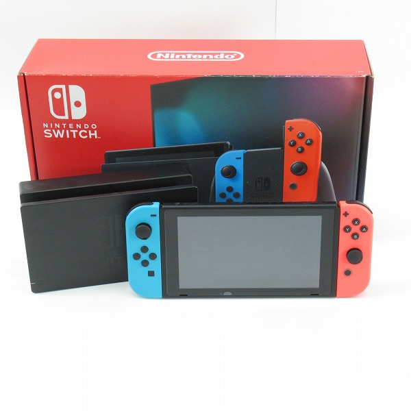 実際に弊社で買取させて頂いた任天堂 Nintendo Switch/ニンテンドー スイッチ 本体 ネオンブルー/ネオンレッド HAD-S-KABAA【簡易動作確認済】