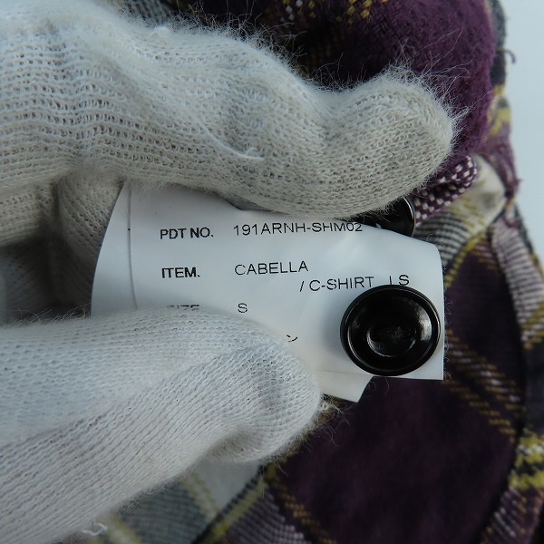 実際に弊社で買取させて頂いたNEIGHBORHOOD/ネイバーフッド CABELLA/C-SHIRT.LS 長袖シャツ 191ARNH-SHM02/Sの画像 4枚目