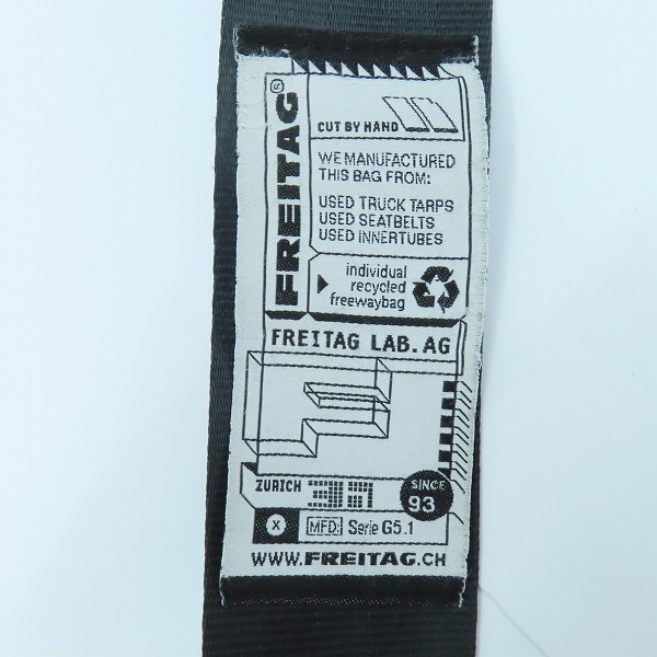実際に弊社で買取させて頂いたFREITAG/フライターグ F12 DRAGNET MESSENGER CLASSIC/メッセンジャーバッグ/ショルダーバッグの画像 5枚目