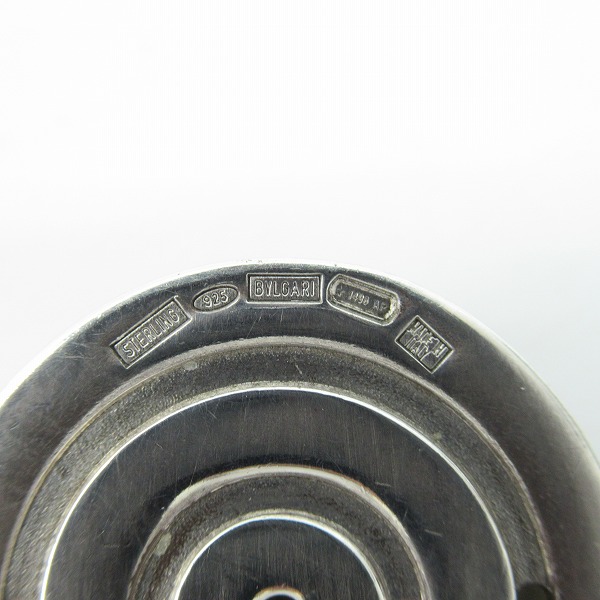 実際に弊社で買取させて頂いたBVLGARI/ブルガリ ブルガリブルガリ オニキス/SILVER925 マネークリップ の画像 3枚目