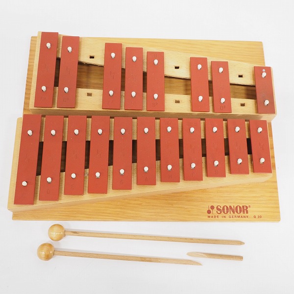 実際に弊社で買取させて頂いたSONOR/ソナー  GLOCKENSPIEL G30/グロッケンシュピール 鉄琴 打楽器の画像 0枚目