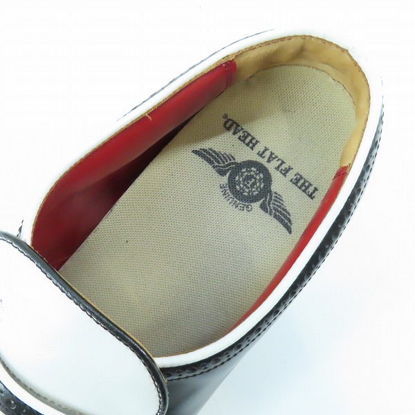 実際に弊社で買取させて頂いたTHE FLAT HEAD/フラットヘッド ローファー レザーシューズ /9の画像 4枚目