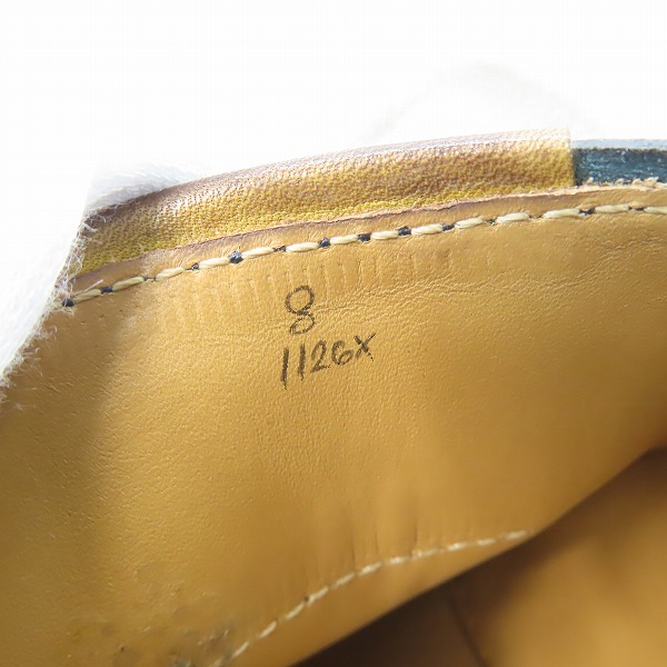 実際に弊社で買取させて頂いたBERLUTI/ベルルッティ ローカットスニーカー ネイビー 1126/8の画像 5枚目