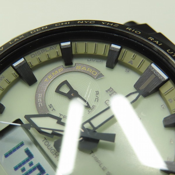 実際に弊社で買取させて頂いたCASIO/カシオ PROTREK プロトレック クライマーライン 電波ソーラー 腕時計 PRW-61LD-5JFの画像 5枚目