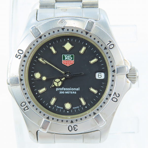 実際に弊社で買取させて頂いたTAG HEUER/タグホイヤー Professional 200M WE1210-R 腕時計【動作未確認】