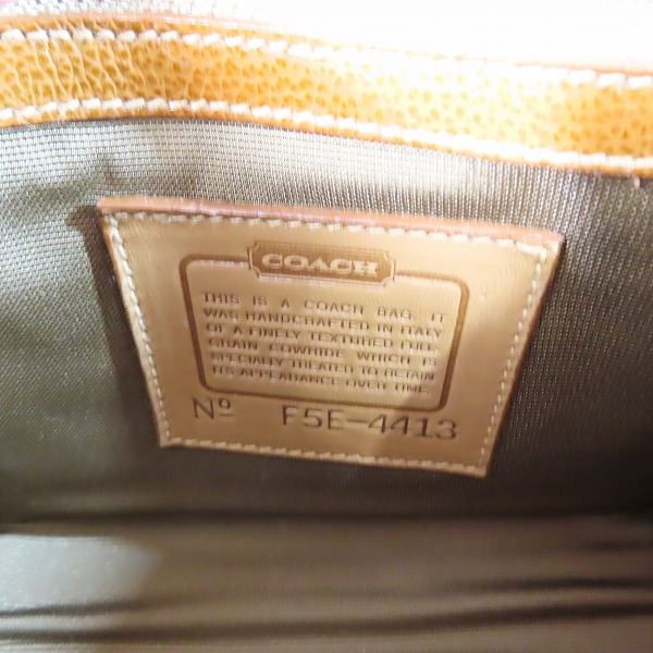 実際に弊社で買取させて頂いたCOACH/コーチ 2way ハンドバッグ/ショルダーバッグ F5E-4413の画像 4枚目