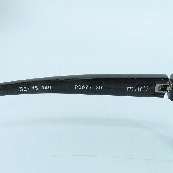 実際に弊社で買取させて頂いたalain mikli×STARCK EYES/アランミクリ×スタルクアイズ  BIOCITY P0677 30 セルフレーム 眼鏡/メガネ/アイウェア P0677 30の画像 3枚目