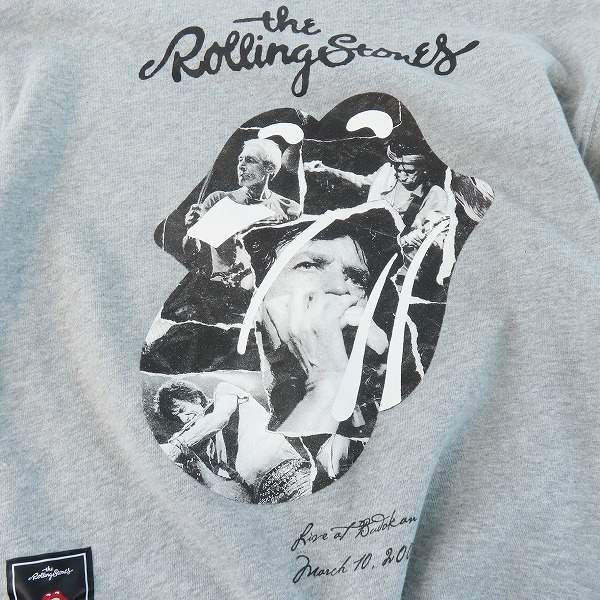 実際に弊社で買取させて頂いたglamb/グラム×THE ROLLING STONES/ローリングストーンズ Budokan Sweat CS / ブドーカンスウェットカットソー GB0124/RS05/Sの画像 7枚目